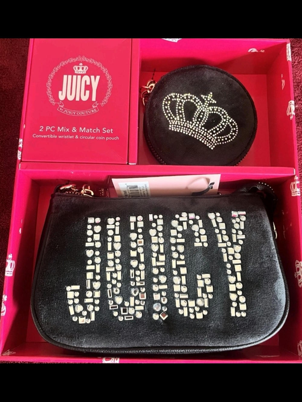 Juicy Couture Hot Pink 2-Piece Mix & Match Set